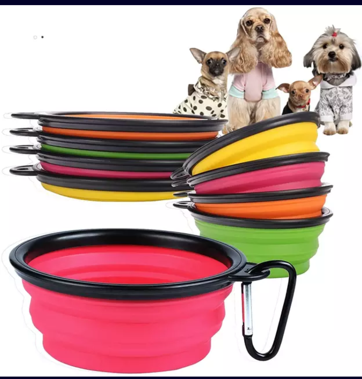 Collapsible Silicon Pet Bowl