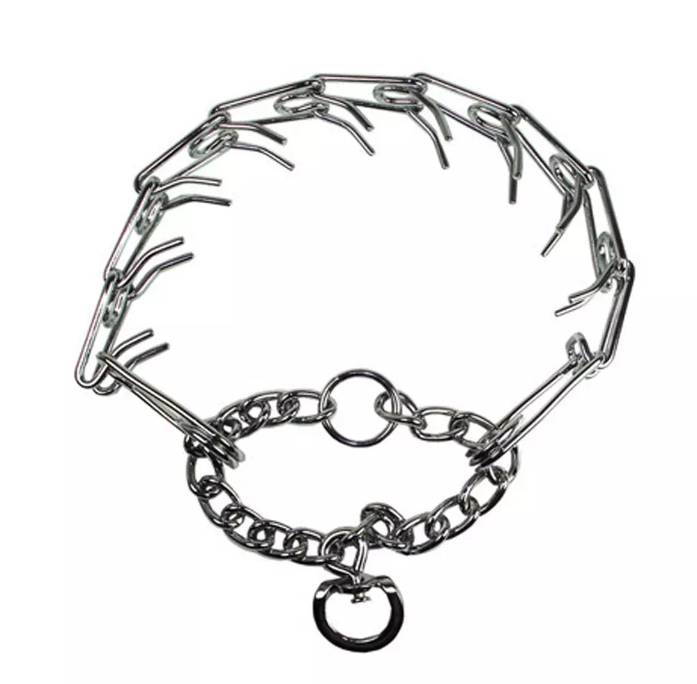 Adjustable Dog Training Prong Collar Pinch Choke Chain - Image 5
